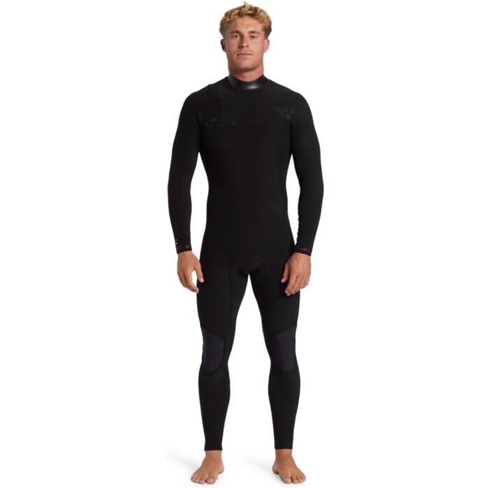 2024 Billabong Mens Revolution Natural 3/2mm Chest Zip Wetsuit ABYW100266 - Black